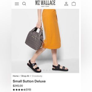 MZ Wallace Small Sutton Quilted Nylon Crossbody magnet rec